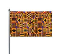 WHJDPP Drapeaux décoratifs d'extérieur en polyester de haute qualité pour cour, terrasse et présentations festives - 0,9 x 1,5 m