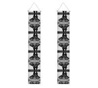 WHJDPP Eerie Bannière de porche à motif éléphant - Robuste, durable, lavable et réutilisable, décoration de remise de diplôme pour fêtes, cérémonies, portes d'entrée