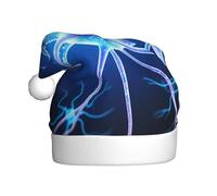 WHJDPP Extensions de neurones imprimées chapeau de Noël durable pour adulte pour Halloween, Noël, Nouvel An