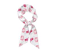 WHJDPP Funny Piggy Picture Écharpe tendance pour femme, style polyvalent, doux et soyeux pour les rendez-vous, les voyages