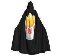WHJDPP La cape à capuche croustillante pour adulte est un poncho à capuche super grand, confortable et durable pour Halloween