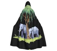 WHJDPP La cape à capuche pour adulte est un poncho à capuche super grand, confortable et durable pour Halloween