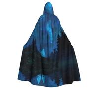 WHJDPP La cape à capuche Stellar Spectre Picture pour adulte est un poncho à capuche super grand, confortable et durable pour Halloween