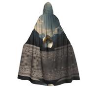 WHJDPP Le nec plus ultra en matière de simplicité : la cape à capuche pour adulte est un poncho à capuche super grand, confortable et durable pour Halloween