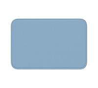 WHJDPP Lock Edge Tapis de sol 101,6 x 152,4 cm Motif étoile bleue absorbant l'eau et antidérapant doux et confortable pour salle de bain et cuisine