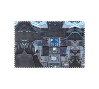 WHJDPP Lot de 6 sets de table imprimés Cabin of The Future pour table de salle à manger pour la maison et les banquets, faciles à nettoyer à température ambiante pour une utilisation durable