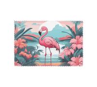 WHJDPP Lot de 6 sets de table lavables pour table de salle à manger, résistants à la chaleur et aux plis pour décoration de chambre à manger