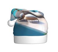 WHJDPP Love Island on the S Picture Chapeau de Noël pour adulte pour Noël, Halloween, Nouvel An, soldes, promotions