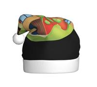 WHJDPP Merveilleux chapeaux de Noël en peluche pour hommes et femmes, chapeaux de Noël pour adultes pour le Nouvel An