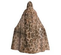 WHJDPP Petoskey Stone Picture Cape à capuche pour adulte - Très grande cape à capuche sans fermeture éclair