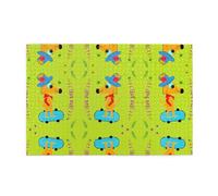 Whjdpp Puzzle de 1000 pièces en bois éducatif intellectuel avec motif de chien de dessin animé faisant du sport