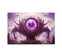 Whjdpp - Puzzle de 1000 pièces - Motif œil géant mystérieux - Éducatif - En bois - Puzzles amusants pour soulager le stress