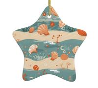 WHJDPP romantique en forme d'étoile à suspendre pour sapin de Noël, centres commerciaux, supermarchés et magasins