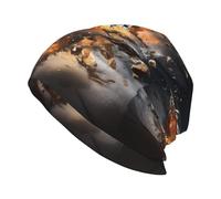 WHJDPP Rugby on Fire - Bonnet tricoté tendance pour adulte - Doux, confortable et respirant pour homme et femme - Noir