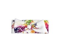 WHJDPP Serre-tête avec nœud papillon imprimé girafes - Accessoire de nouveau-né doux et extensible pour séance photo et fête prénatale