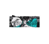 WHJDPP Serre-tête avec nœud pour bébé - Accessoire doux et extensible pour séance photo et fête prénatale - Noir, blanc, bleu sarcelle, gris