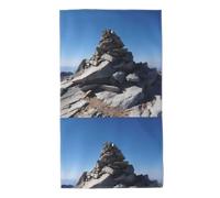 WHJDPP Serviette de bain The Stone on The Mountain Top Picture - 69,9 x 40,6 cm - Douce pour la peau, absorbante, moelleuse et douce - Pour salle de bain, plage, extérieur