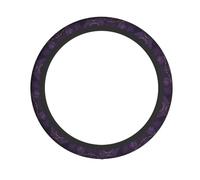 WHJDPP Skin de roue de qualité avec imprimé marbre violet foncé - Poignée en néoprène durable pour voitures, camions et VUS