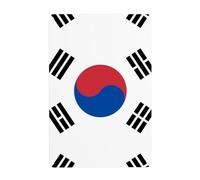 WHJDPP Tableau décoratif drapeau de la République de Corée 20,3 x 30,5 cm, fabriqué en fer blanc, résistant à l'usure et durable