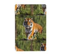 WHJDPP Tableau décoratif en étain avec motif tigre du Bengale 20,3 x 30,5 cm, fabriqué en fer blanc, résistant à l'usure et durable