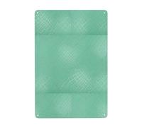 WHJDPP Tableau décoratif en étain vert menthe 20,3 x 30,5 cm fabriqué en fer blanc, résistant à l'usure et durable