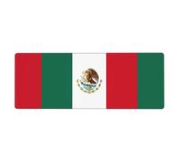 WHJDPP Tapis de souris Motif drapeau du Mexique 30,5 x 80 cm