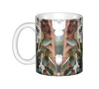 WHJDPP Tasse en céramique avec image de koala pour cappuccino, latte, céréales, yaourt, lait, boissons chaudes ou froides, four à micro-ondes
