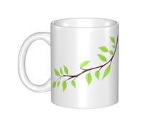 WHJDPP Tasse en céramique pour cappuccino, latte, céréales, yaourt, lait, boissons chaudes ou froides, four à micro-ondes