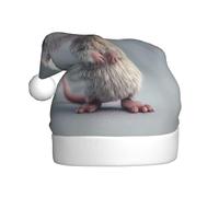 WHJDPP The Shy Little Mouse Bonnet de Noël imprimé pour adultes Cadeau pour homme et femme