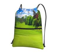 WHJDPP Vancouver Sac à dos de sport avec cordon de serrage et cordon de serrage - Sac de sport léger et résistant à l'eau avec poche avant et organiseur interne - Idéal pour les voyages, le yoga et la