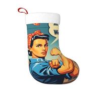 WHJDPP We Can Do It Impression de chaussettes décoratives de Noël pour décorer Halloween, Noël et Nouvel An