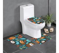 WHJDPP You are Awesome Lot de 3 tapis de bain antidérapants à séchage rapide Motif paresseux