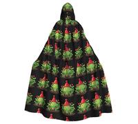 WHJHBD Cape à capuche pour adulte avec nœud papillon - Motif petit chaperon rouge - Imprimé pois - Pour fêtes costumées, cosplay