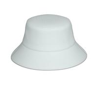 WHJHBD Chapeau bob réfléchissant blanc ciré imprimé pour homme et femme pour voyage, camping, activités de plein air