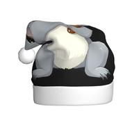 WHJHBD Koala qui aime dessiner, chapeaux de Noël en peluche pour hommes et femmes, chapeaux de Noël pour adultes pour le Nouvel An