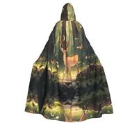 WHJSHOP Bambi Picture Halloween Cape à capuche pour homme et femme