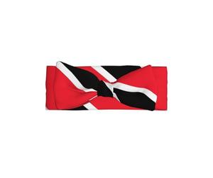 WHJSHOP Bandeau pour bébé avec nœud imprimé drapeau de Trinité-et-Tobago - Doux et extensible pour nouveau-né - Adorable bébé fille de 0 à 6 mois - Cadeau de douche idéal
