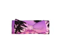 WHJSHOP Bandeau pour bébé avec nœud rose avec imprimé arbre tropical - Doux et extensible - Pour adorable bébé fille de 0 à 6 mois - Cadeau de douche idéal