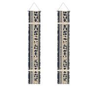 WHJSHOP Bannière de porche avec impression d'illustration des peuples africains - Robuste, durable, lavable et réutilisable, décoration de remise de diplôme 30,5 x 180,3 cm