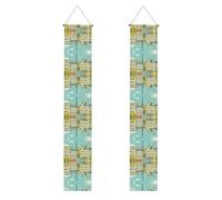 WHJSHOP Bannière de porche de remise de diplôme de Paris - Robuste, durable, lavable et réutilisable - Décoration de remise de diplôme pour fêtes, cérémonies, portes d'entrée