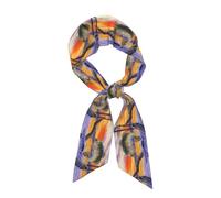 WHJSHOP Bass Fish Écharpe longue en soie imprimée pour femme, bande douce et lisse, accessoires de sac à main