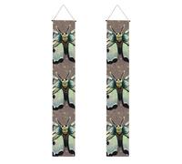 WHJSHOP Belle bannière de porche de remise de diplôme de papillon de nuit - Robuste, durable, lavable et réutilisable pour décoration de remise de diplôme pour fêtes, cérémonies, portes d'entrée