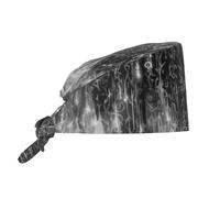 WHJSHOP Bonnet de travail de nettoyage avec symboles de sort, chapeau de chef pour homme et femme, réglable, respirant, noir