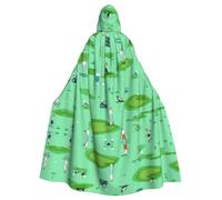 WHJSHOP Cape à capuche Golf on the Lawn pour adulte pour Halloween, costumes de jeux de rôle et fêtes à thème