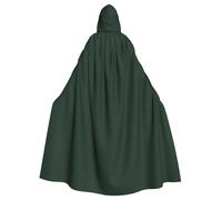 WHJSHOP Cape à capuche pour adulte à motif vert avancé, sans fermeture éclair, confortable et durable pour les jeux de rôle
