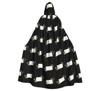 WHJSHOP Cape à capuche pour adulte avec branches de saule et enveloppe pour Halloween, jeux de rôle et fêtes costumées