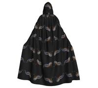 WHJSHOP Cape à capuche pour adulte avec motif de morse mignon assurant un entretien facile et une utilisation durable