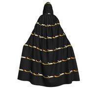 WHJSHOP Cape à capuche pour adulte motif avion brûlé sans fermeture éclair, confortable et durable pour les jeux de rôle