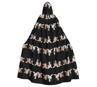 WHJSHOP Cape à capuche pour adulte motif chaton et chiot étourdi pour adulte assurant un entretien facile et une utilisation durable