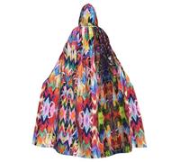 WHJSHOP Cape à capuche pour adulte Motif grues en papier origami pour jeux de rôle, costumes de scène, fêtes Entretien facile